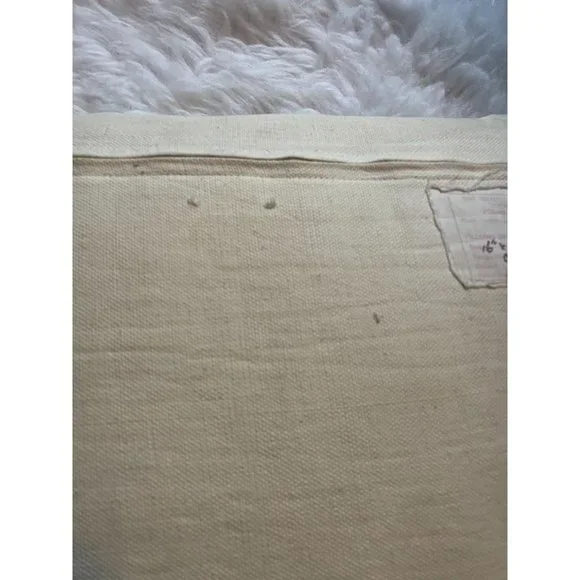 Vintage Chainstitch Embroidery Decorative Pillow with Cats 16 Inch Square - Picture 6 of 10